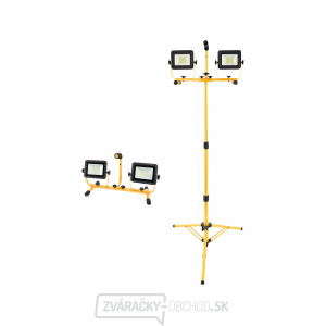 Reflektor LED, 2x2700lm, so stojanom 180cm