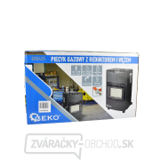 GEKO Plynový ohrievač 4,2 kW v sete s redukciou a hadicou náhled