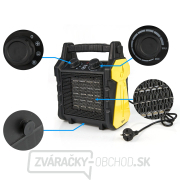 GEKO Keramický elektrický ohrievač - 3kW GEKO Keramický elektrický ohrievač - 3kW gallery main image