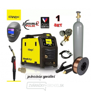 Kowax Genimig 240DP + Horák 4M + Káble 3M + Ventil + Kukla + Drôt + Fľaša Co2 s náplňou