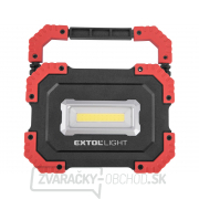 LED reflektor, 1000 lm, nabíjanie cez USB s powerbankou, Li-ion náhled