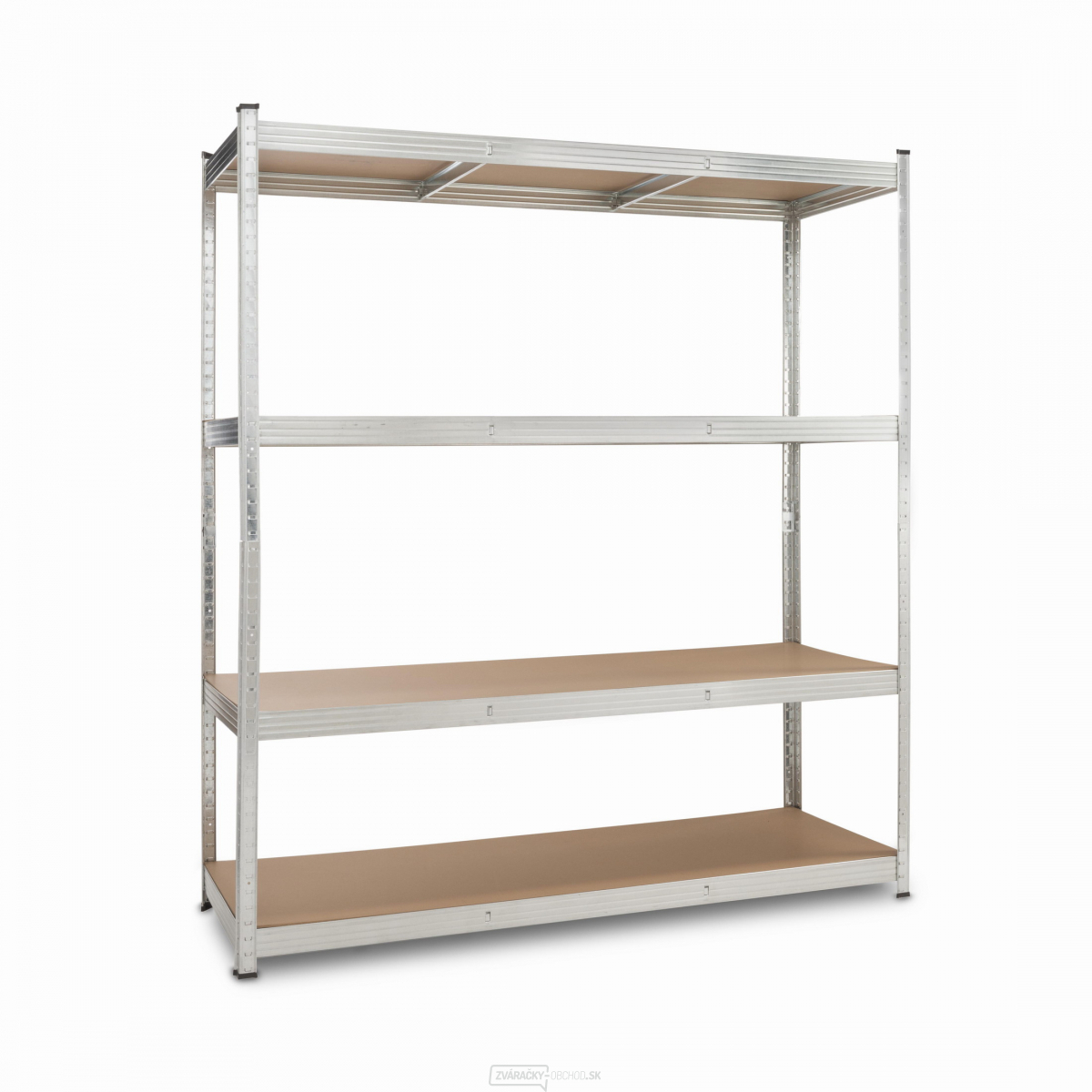 KREATOR KRT674005 - Kovový regál 180 x 160 x 60 cm, 4 police, 1 000 kg