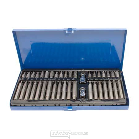 Sada bitov CrV v kovovej škatuli - 40 ks Sada bitov CrV v kovovej škatuli - 40 ks gallery main image