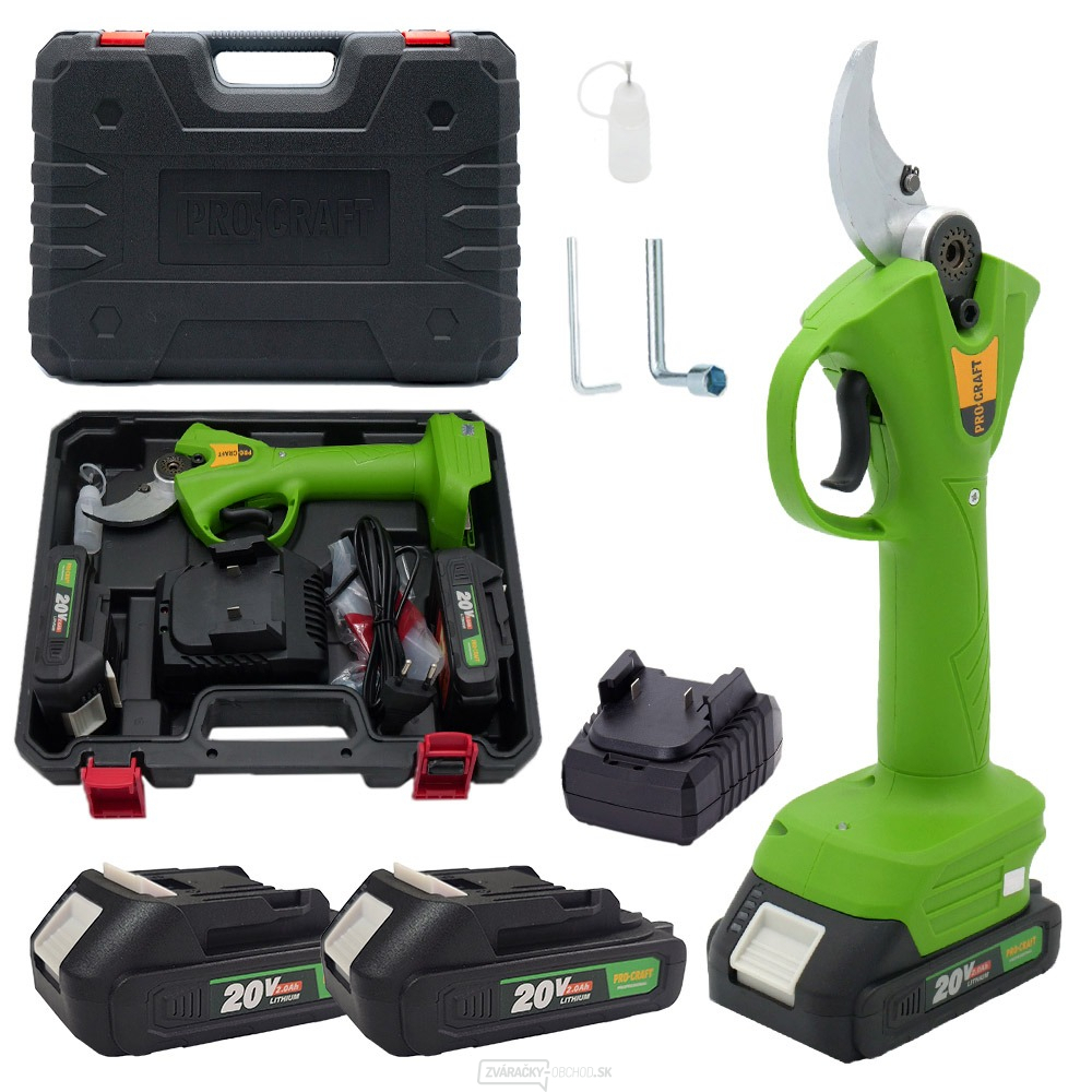 Aku nožnice na konáre Procraft ES20Li | ES20Li
