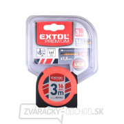 Páskový meter s okienkom na čítanie, 3 m, šírka pásky 16 mm náhled