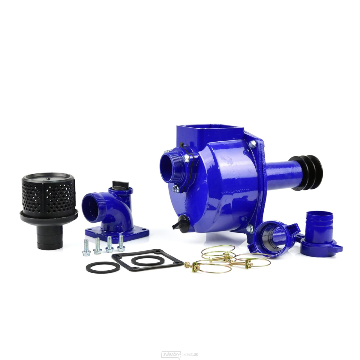 GEKO Mechanické samonasávacie čerpadlo s remenicou 2"