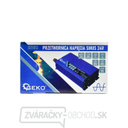Sínusový menič napätia 24V/230V 500/1000W GEKO náhled
