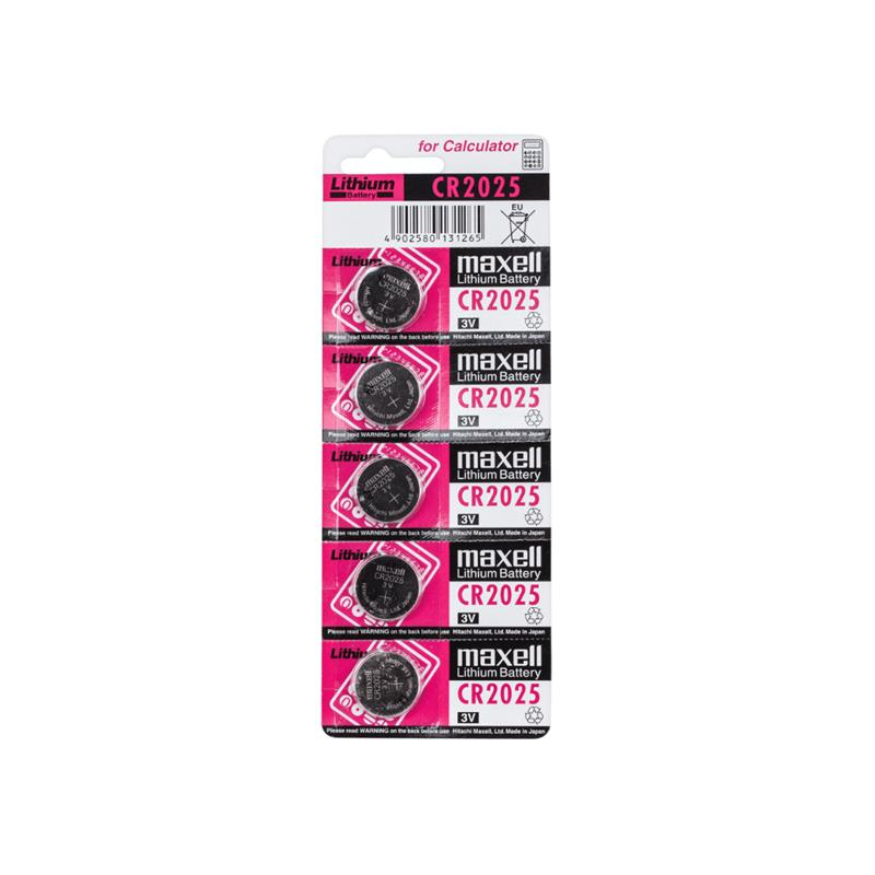 Batéria CR2025 MAXELL lithiová 5ks / blister
