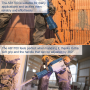 Scheppach AB 1700 búracie kladivo 16 kg náhled