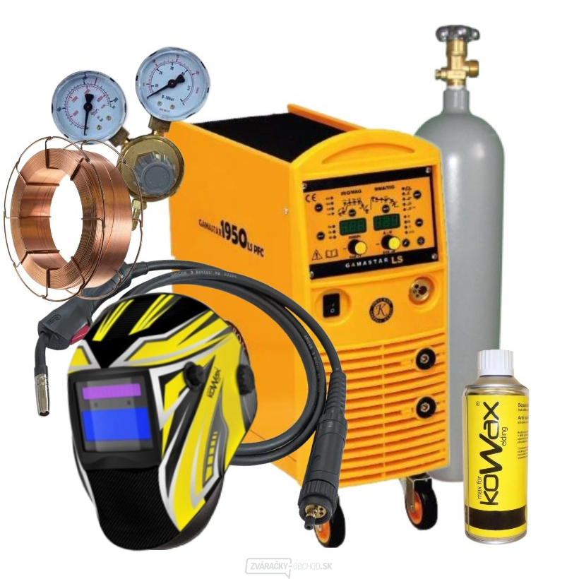 Omicron Gamastar 1950LS + Horák + Red. Ventil + Kukla + plná Fľaša Co2 + Sprej + Drôt