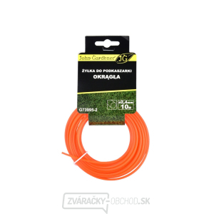 Priemer reznej struny Geko 2,4 mm, dĺžka 10 m, kruhový prierez  Priemer reznej struny Geko 2,4 mm, dĺžka 10 m, kruhový prierez  gallery main image