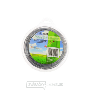 Geko Priemer reznej struny 3,0 mm, dĺžka 50 m, štvorcový prierez  Geko Priemer reznej struny 3,0 mm, dĺžka 50 m, štvorcový prierez  gallery main image