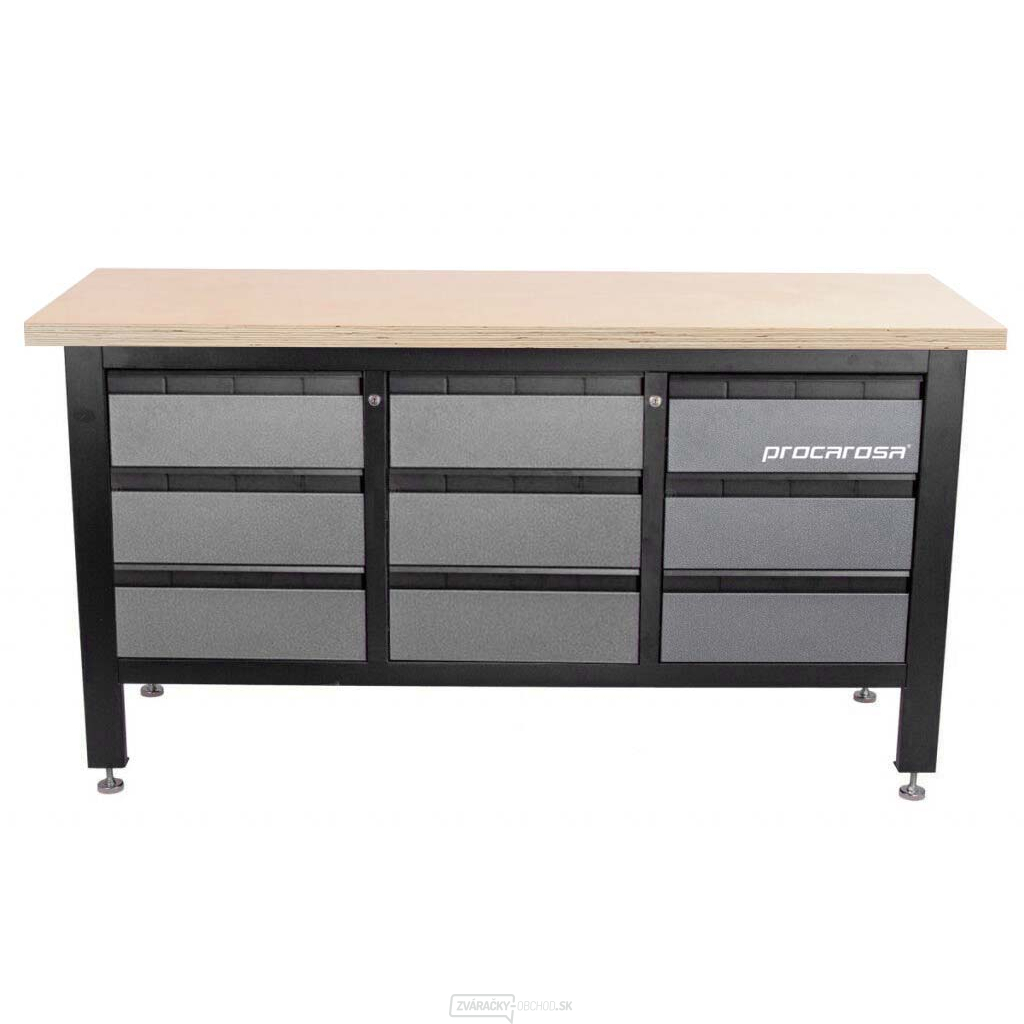 Dielenský ponk Procarosa PROFI9 Farba: čierna