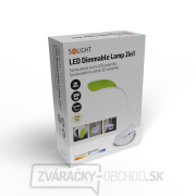 Solight LED stmievateľná žiarovka 2v1, pätica a klip, 5W 4000K, 3 farebné kryty náhled