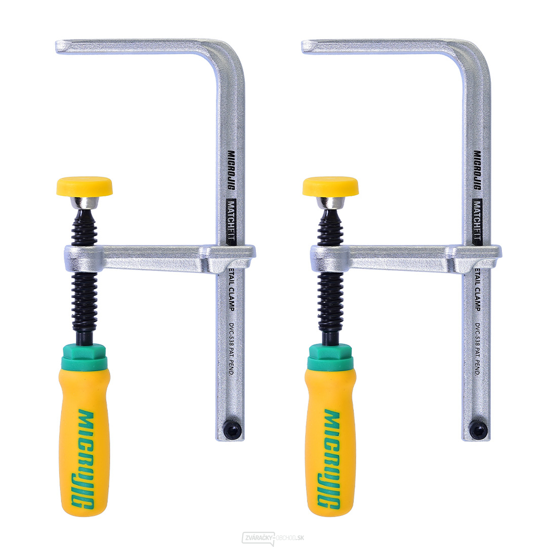 Rybinová svorka MICROJIG MATCHFIT - sada 2 kusov