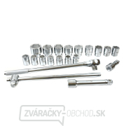 Súprava nástrčných kľúčov, 21-dielna, 3/4