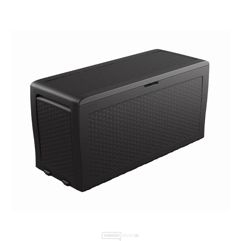 Záhradný box KETER Samoa Rattan Box 270l Graphite