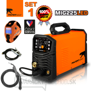 PANTERMAX MIG225LED invertorová zváračka MIG/TIG/MMA + káble 3m + kukla + horák PANTERMAX MIG225LED invertorová zváračka MIG/TIG/MMA + káble 3m + kukla + horák náhled