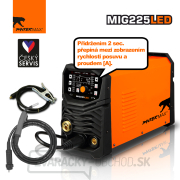 PANTERMAX MIG225LED invertorová zváračka MIG/TIG/MMA + káble 3m + kukla + horák PANTERMAX MIG225LED invertorová zváračka MIG/TIG/MMA + káble 3m + kukla + horák náhled
