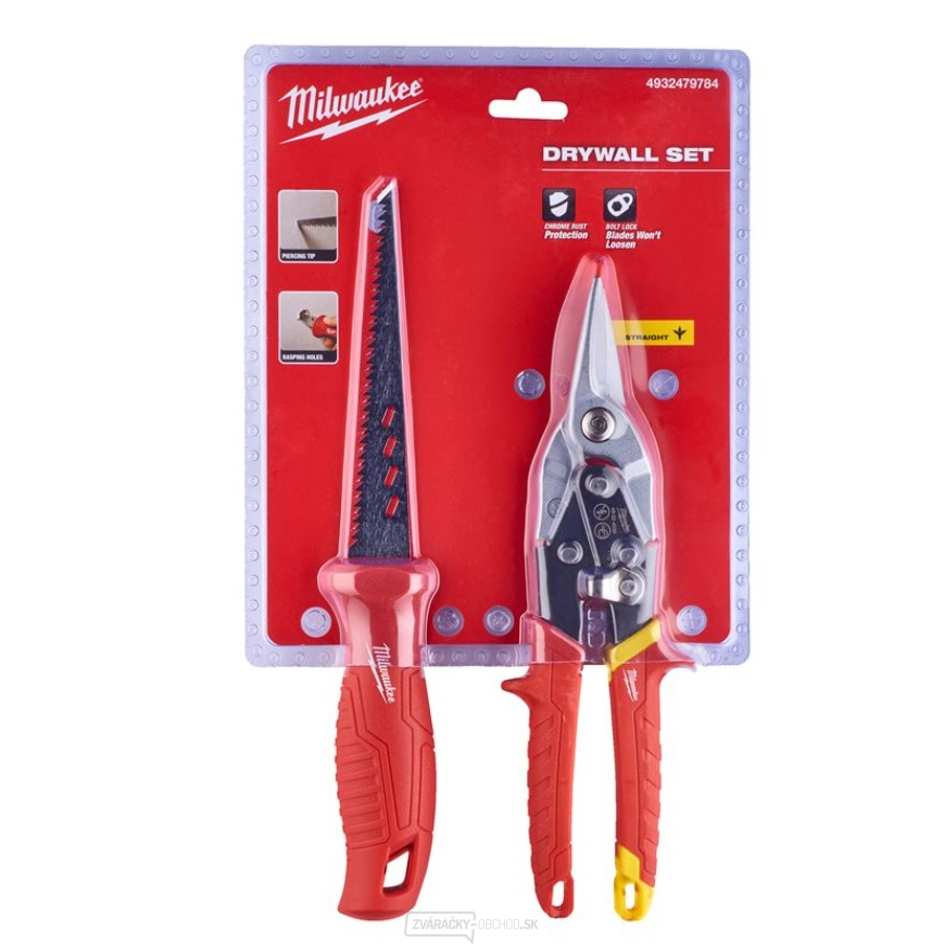 Milwaukee sada na sadrokartón Drywall kit