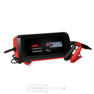 Mikroprocesorová nabíjačka autobatérií Telwin T-Charge 20 EVO Mikroprocesorová nabíjačka autobatérií Telwin T-Charge 20 EVO gallery main image