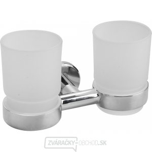 Držiak kefiek dvojitý, Chróm Držiak kefiek dvojitý, Chróm gallery main image