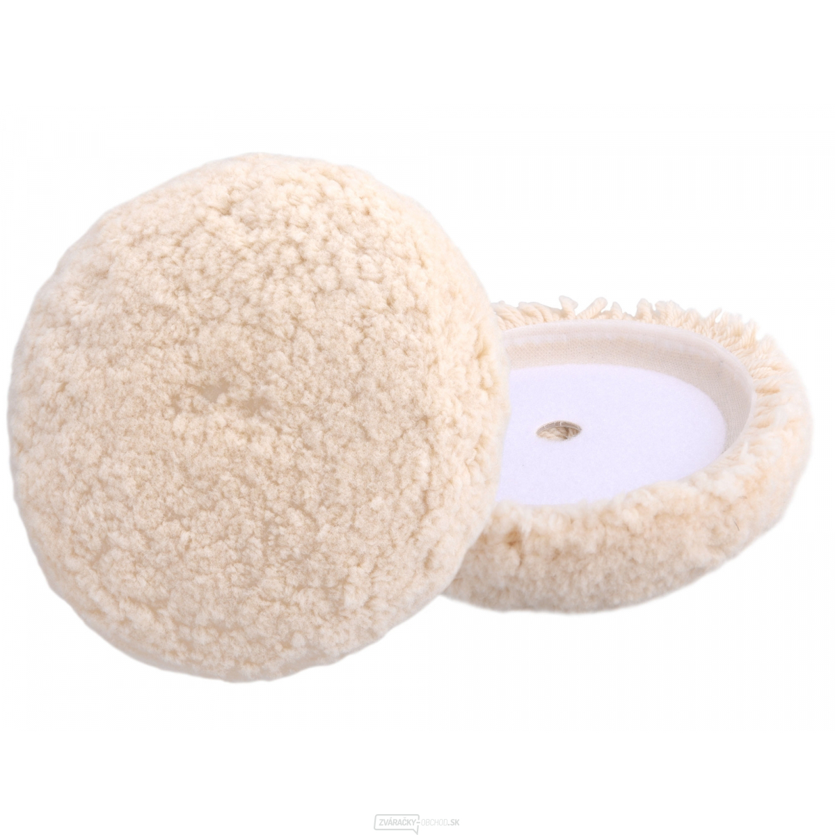 Kotúč leštiaci vlnený, T240, ⌀190mm, 4ply 100% vlna, suchý zips ⌀150mm Kotúč leštiaci vlnený, T240, ⌀190mm, 4ply 100% vlna, suchý zips ⌀150mm gallery main image