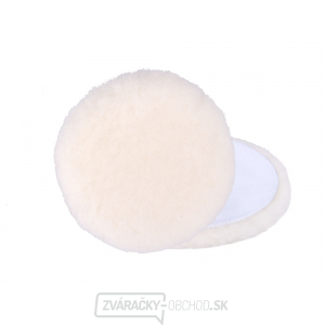 Kotúč leštiaci vlnený, ovčie rúno, T160, ⌀150mm, suchý zips Kotúč leštiaci vlnený, ovčie rúno, T160, ⌀150mm, suchý zips gallery main image