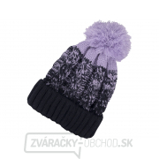 Čiapka s čelovkou 4x45lm, USB nabíjanie, tmavo modrá/fialová s brmbolcom, univerzálna veľkosť Náhľad