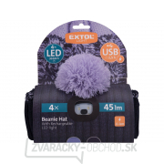 Čiapka s čelovkou 4x45lm, USB nabíjanie, tmavo modrá/fialová s brmbolcom, univerzálna veľkosť Čiapka s čelovkou 4x45lm, USB nabíjanie, tmavo modrá/fialová s brmbolcom, univerzálna veľkosť náhled