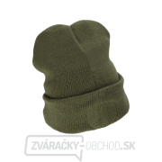 Čiapka s čelovkou 4x45lm, USB nabíjanie, fluorescenčná oranžová/khaki zelená, obojstranná, univerzálna veľkosť náhled