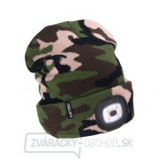 Čiapka s čelovkou 4x45lm, USB nabíjanie, maskovacia, univerzálna veľkosť Čiapka s čelovkou 4x45lm, USB nabíjanie, maskovacia, univerzálna veľkosť gallery main image