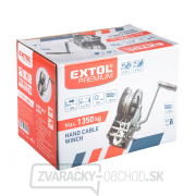 Navijak lanový s kľukou, do 1350kg/10m lanko náhled