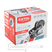 Navijak lanový s kľukou, do 1350kg/10m lanko Náhľad