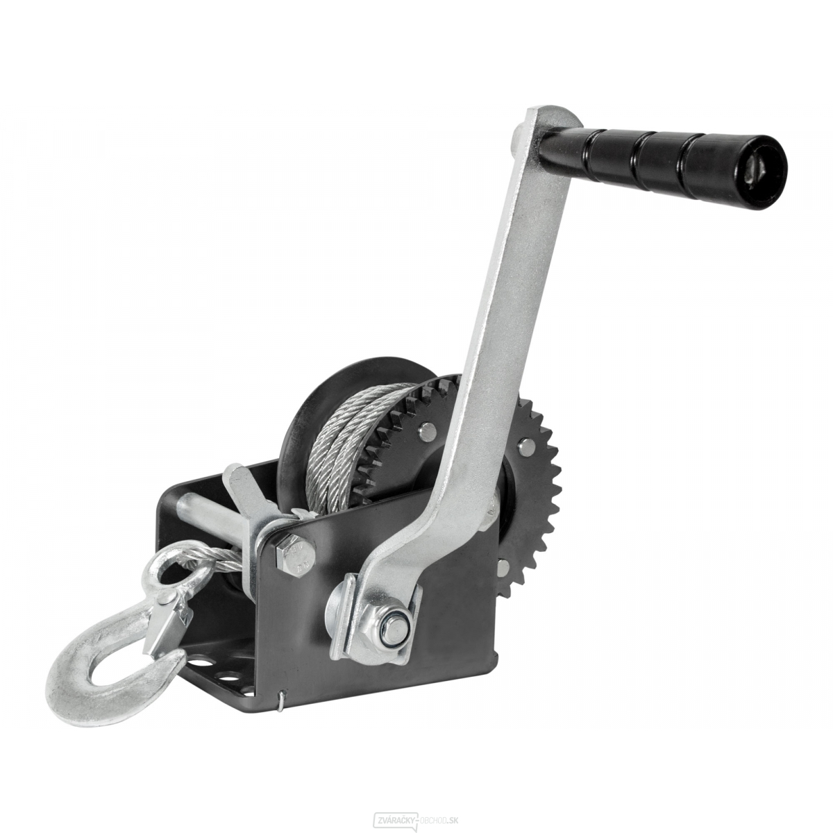 Lanový navijak s kľukou, do 360 kg/8 m lana