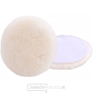 Leštiaca vlna, ovčie rúno, T160, ⌀125mm, suchý zips Leštiaca vlna, ovčie rúno, T160, ⌀125mm, suchý zips gallery main image