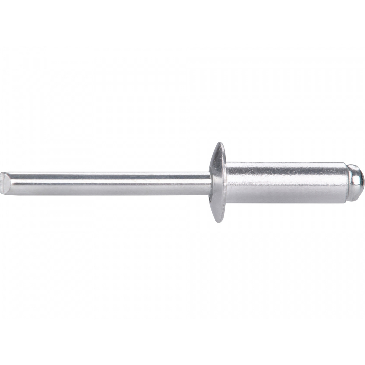 Sada hliníkových nitov 250ks, O 6,4x19mm s plochou hlavou