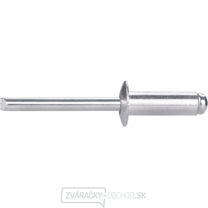 Sada hliníkových nitov 250ks, O 6,4x19mm s plochou hlavou Sada hliníkových nitov 250ks, O 6,4x19mm s plochou hlavou gallery main image