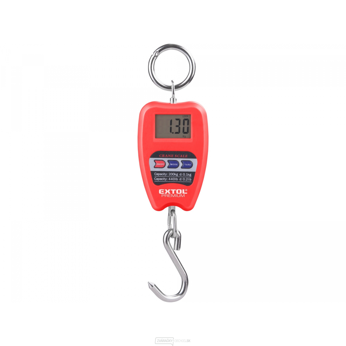 Digitálna závesná váha, 0,35 - 200 kg
