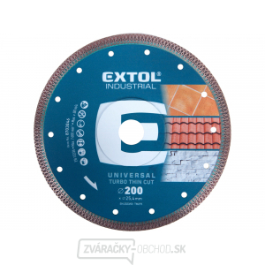 Diamantový rezný kotúč, turbo Thin Cut, suché a mokré rezanie, O 200x25,4x2mm Diamantový rezný kotúč, turbo Thin Cut, suché a mokré rezanie, O 200x25,4x2mm gallery main image