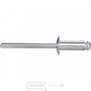 Sada hliníkových nitov 500ks, O 4,8x12,7mm s plochou hlavou Sada hliníkových nitov 500ks, O 4,8x12,7mm s plochou hlavou gallery main image