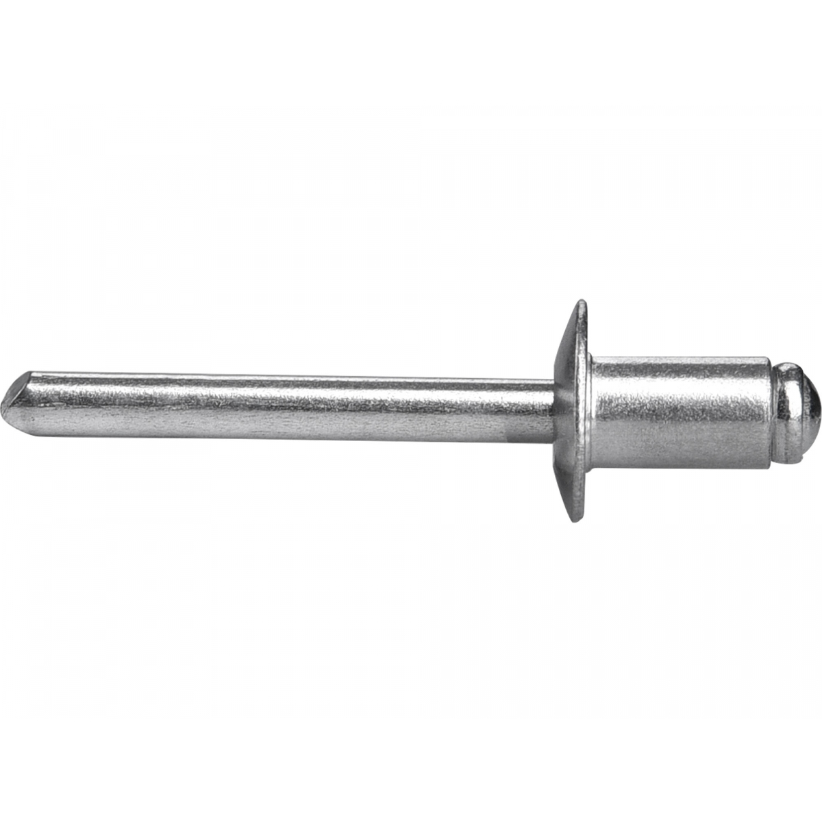Sada hliníkových nitov 250ks, O 6,4x9,6mm s plochou hlavou