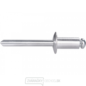 Sada hliníkových nitov 250ks, O 6,4x12,7mm s plochou hlavou Sada hliníkových nitov 250ks, O 6,4x12,7mm s plochou hlavou gallery main image