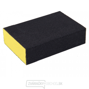 Brúsna špongia, 100x70x25mm, P100, štvorstranná, brúsny korund Brúsna špongia, 100x70x25mm, P100, štvorstranná, brúsny korund gallery main image
