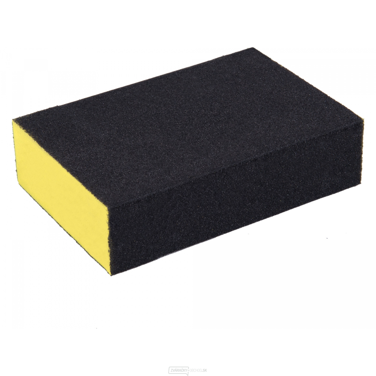 Brúsna špongia, 100x70x25mm, P120, štvorstranná, brúsny korund