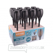 LED baterka s plameňom, 58 cm, solárne nabíjanie, 33 LED diód LED baterka s plameňom, 58 cm, solárne nabíjanie, 33 LED diód náhled