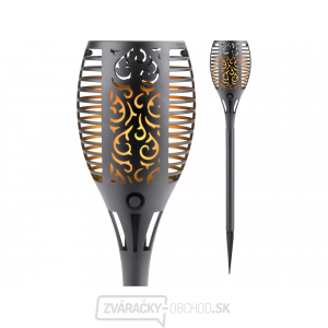 LED baterka s plameňom, 58 cm, solárne nabíjanie, 33 LED diód LED baterka s plameňom, 58 cm, solárne nabíjanie, 33 LED diód gallery main image