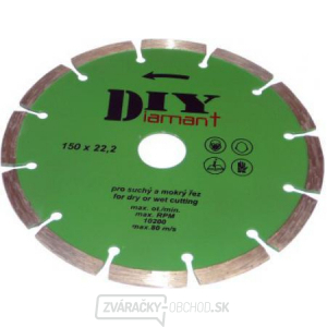 DIYS 125 - Segmentový diamantový kotúč