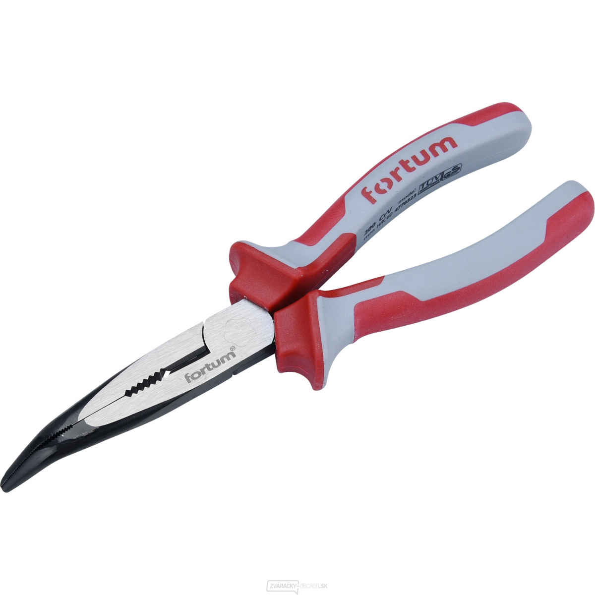 Kliešte půlokrúhle zahnuté, 200mm