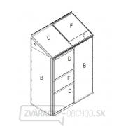 Náhradné zasklenie pre skleník VITAVIA IDA 900 PC 4 mm LG3075 gallery main image